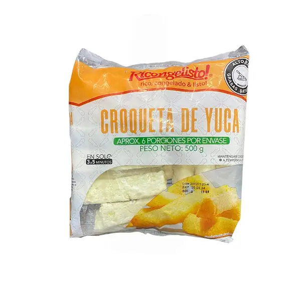 Yuca Croqueta Ricongelisto x 1 Kg