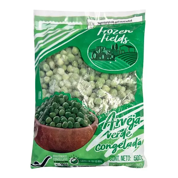 Arveja Verde Congelada Frozen Fields x 500 g