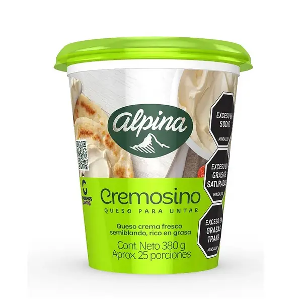 Queso Crema Alpina 380 g