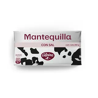 Mantequilla con Sal Alpina x 250 g