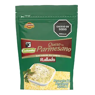 Queso Parmesano Rallado Colanta x 40 g