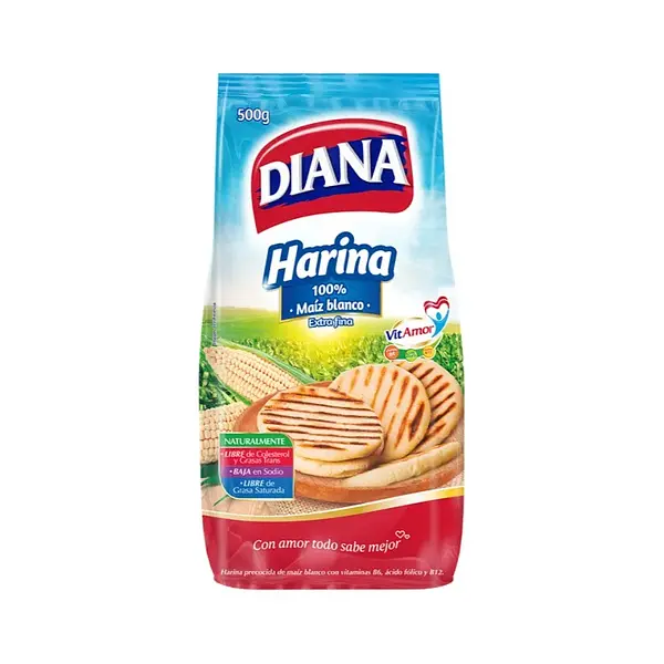 Harina Precocida De Maiz Diana x 500 g