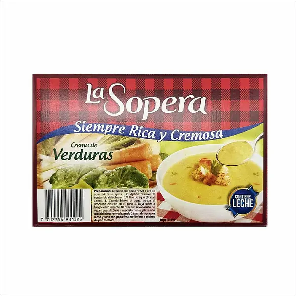 Crema Sopera Verduras x 88 g