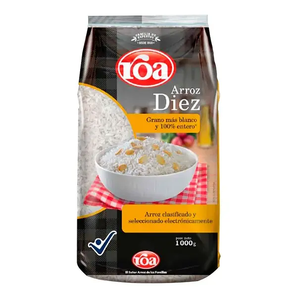 Arroz Roa Diez x 1000 g