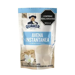 Avena Quaker Instantánea Vainilla x 180 g