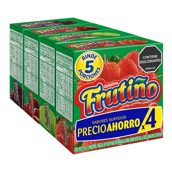 Gelatina Frutiño x 4