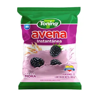 Avena Instantánea Toning Mora 180 g
