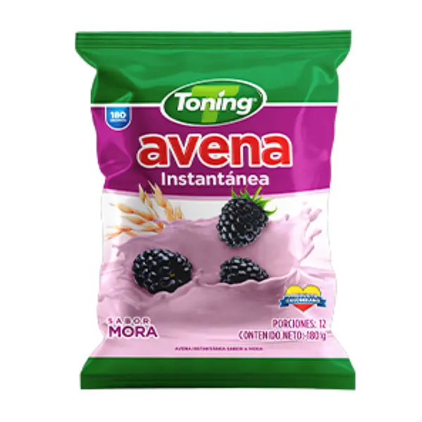 Avena Instantánea Toning Mora 180 g