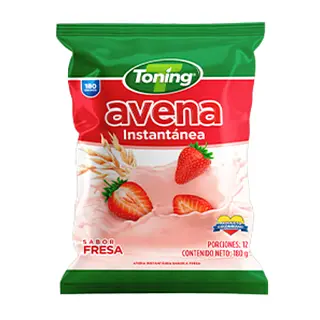 Avena Instantánea Toning Fresa 180 g