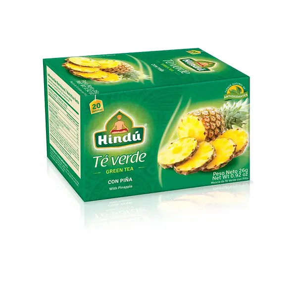 Te Hindu Verde Con Piña x 20
