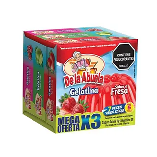 Gelatina Tripack De La Abuela