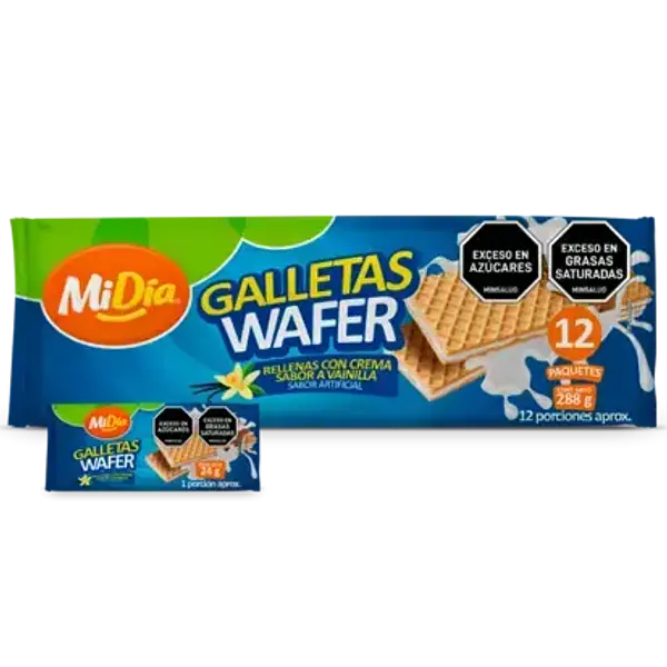 Galleta Wafer Mi Dia x 12 x 288 g