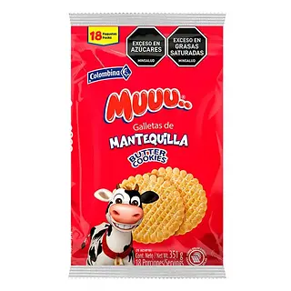 Galleta Muuu Mantequilla x 18