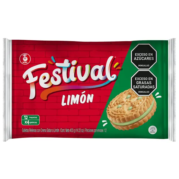 Galleta Festival Limon 12x4
