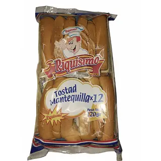 Tostadas Riquisimo Mantequilla x 120 g