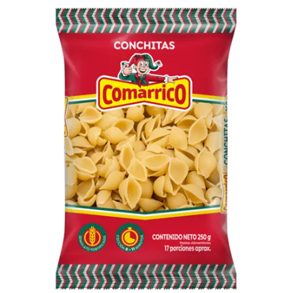 Pasta Comarrico Conchitas x 250 g