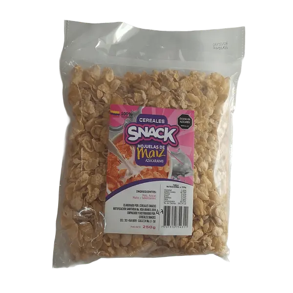 Hojuelas De Maiz Snack x 250 g