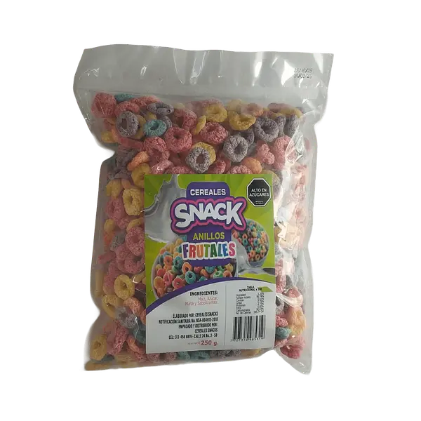 Anillos Frutales Snack x 250 g