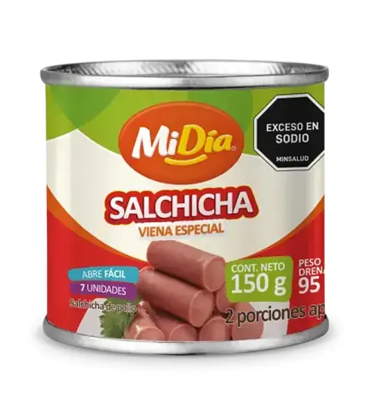 Salchicha Viena Mi Día x 150 g