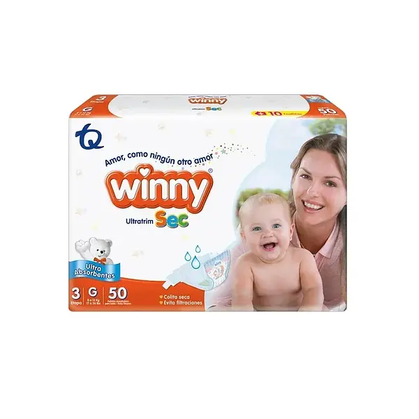 Pañal Winny Sec Etapa 3 x 50