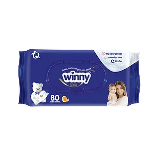 Toallitas Winny Avena y Miel x 80 u