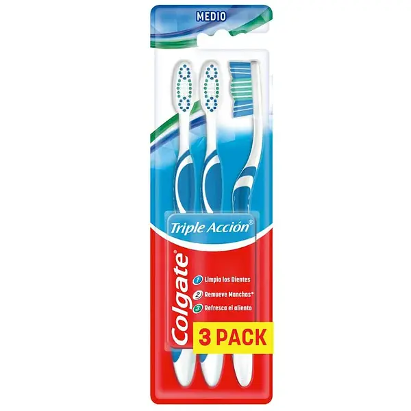 Cepillo Colgate Triple Acción x 3
