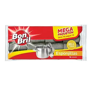 Esponjillas Bon Bril Pague 12 Lleve 16