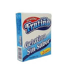 Gelatina Frutiño Sin Sabor x 15 g