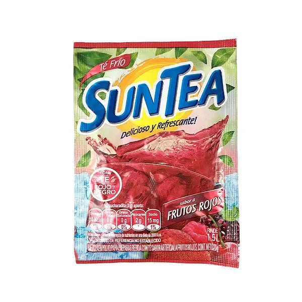 SunTea Frutos Rojos 2 L x 12 g