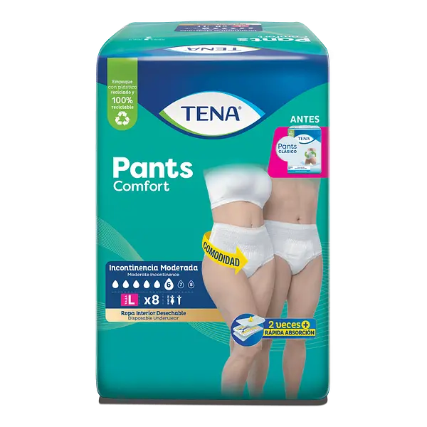 Tena Pants Comfort Talla L x 8