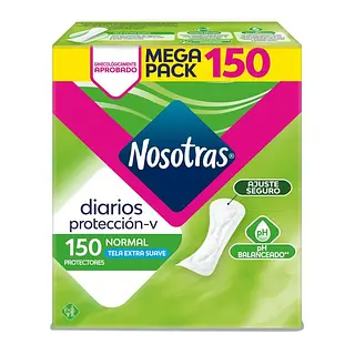 Protectores Diarios Normal x 150