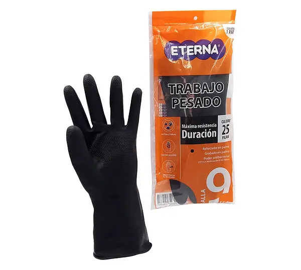Guantes Calibre 25 Talla 9 ETERNA