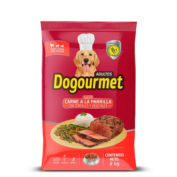Dogourmet Carne a la Parilla Adulto 2 Kg