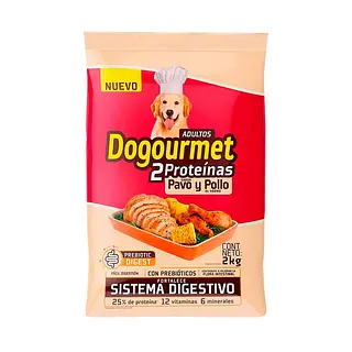 Dogourmet Pavo y Pollo Adulto 2 Kg