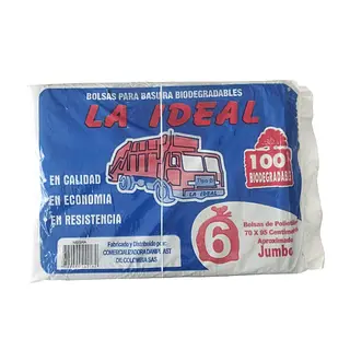Bolsa LA IDEAL Jumbo x 6 u