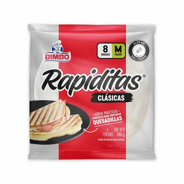 Tortillas Blancas Bimbo M x 8