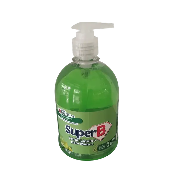 Jabón Líquido Super B Frutos Verdes x 500 ml