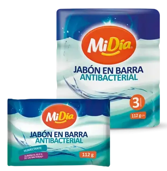 Jabón Tocador Antibacterial Mi Día x 3