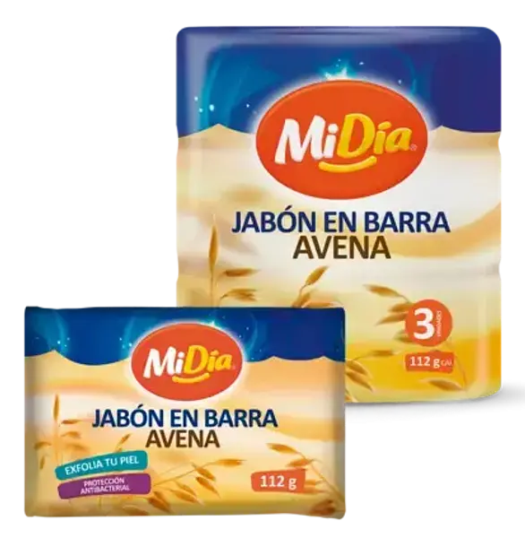 Jabón Tocador Avena Mi Día x 3