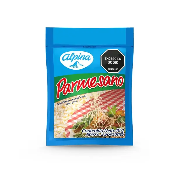 Queso Parmesano Alpina x 40 g