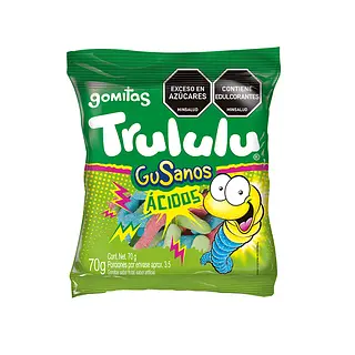 Trululu Gusanos Ácidos x 70 g