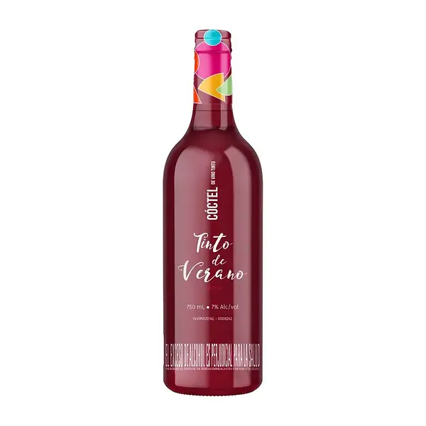 Coctel de Vino Tinto de Verano x 750 ml