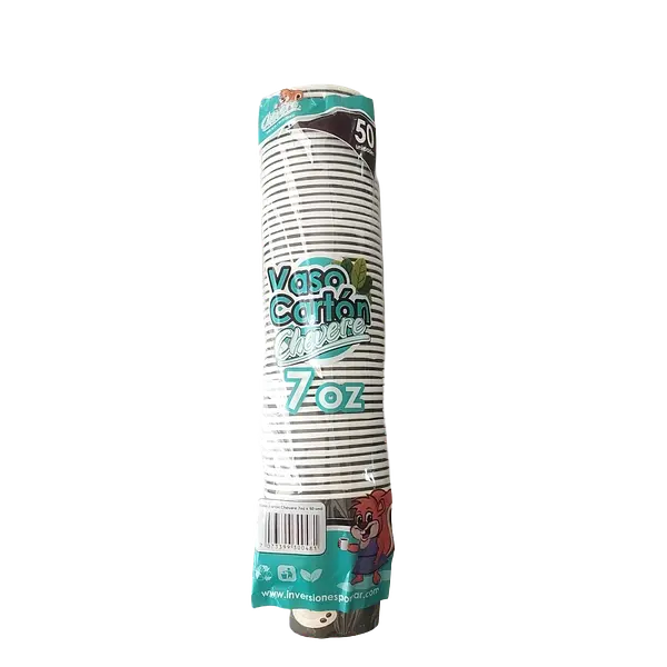 Vaso Cartón 7 Onzas