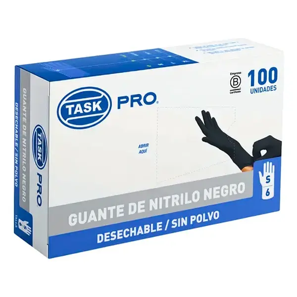 Guante de Nitrilo Talla S x 100