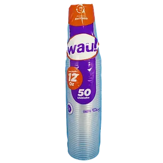 Vaso Wau 12 Onzas x 50