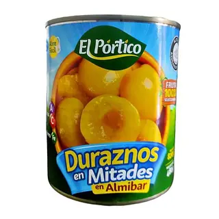 Durazno Enlatados  El Pórtico x 820 g