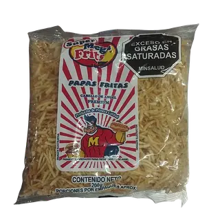 Papas Cabello Ángel Mega Frits x 200 g
