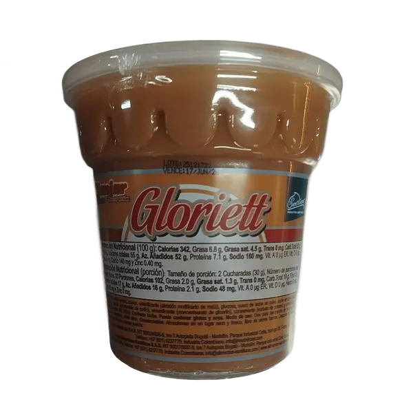 Manjar Gloriett Vaso x 1 Kg