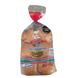 Pan Hamburguesa Riquisimo 750 g x 12 u
