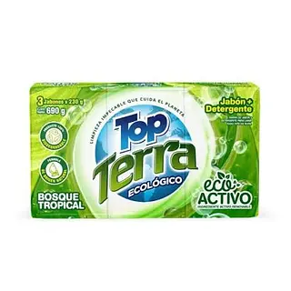 Jabon Top Terra Ecologico X 3uni